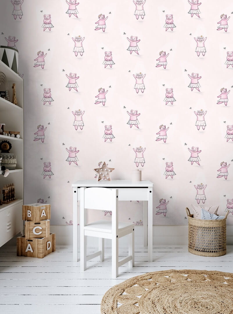 Tapeta tańczące świnki Hohenberger 27572 Happy Piggy Happy Inner Child