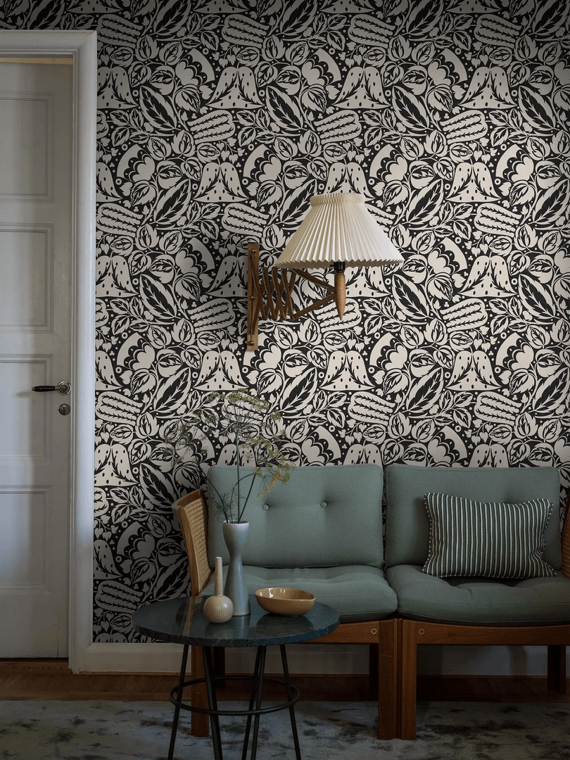 Mural roślinny Boras Tapeter 9638W Leipzig Wiener Werkstatte