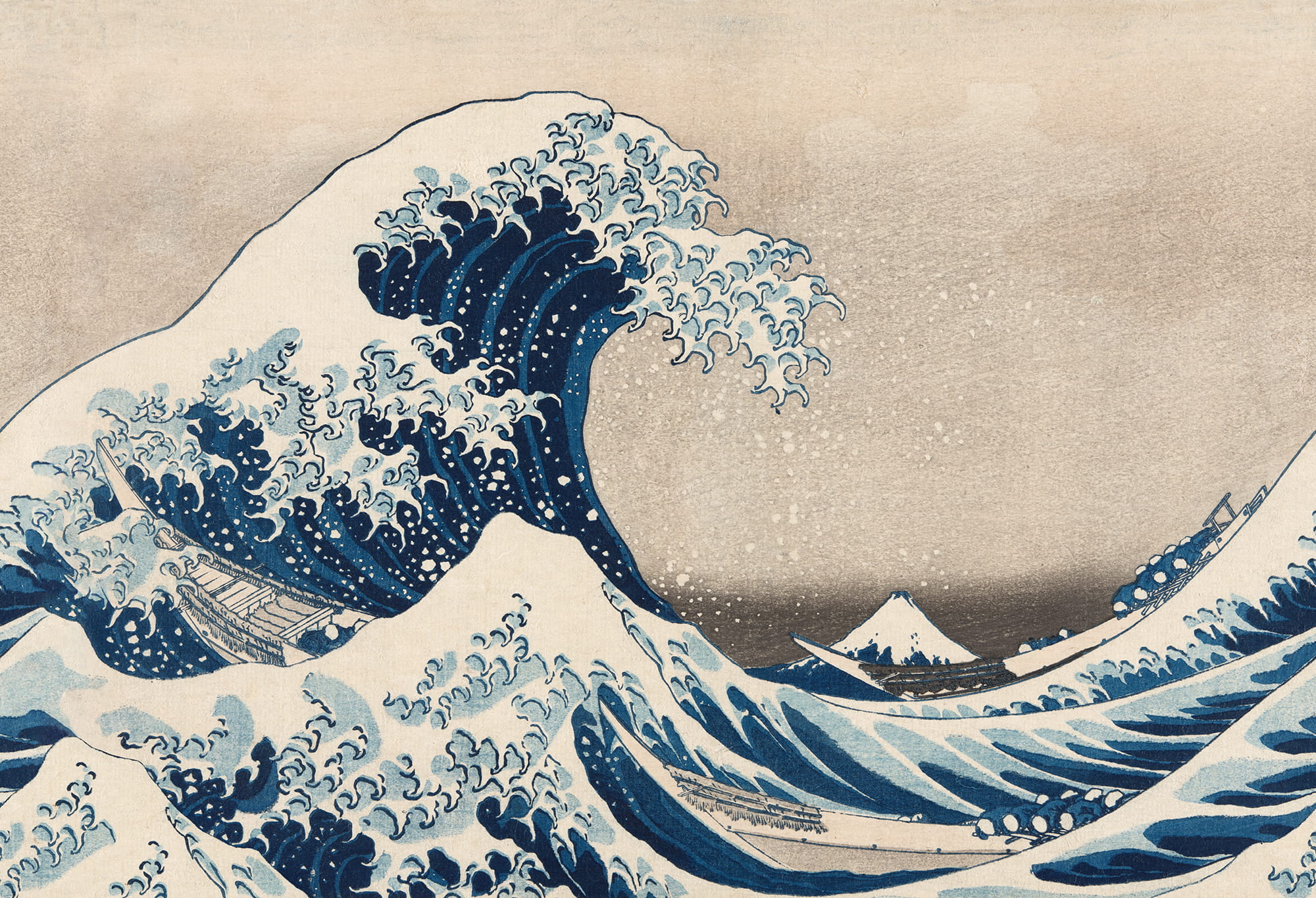 Fototapeta fala Rebel Walls R20529 Under the Wave off Kanagawa Repeatable First Rebels