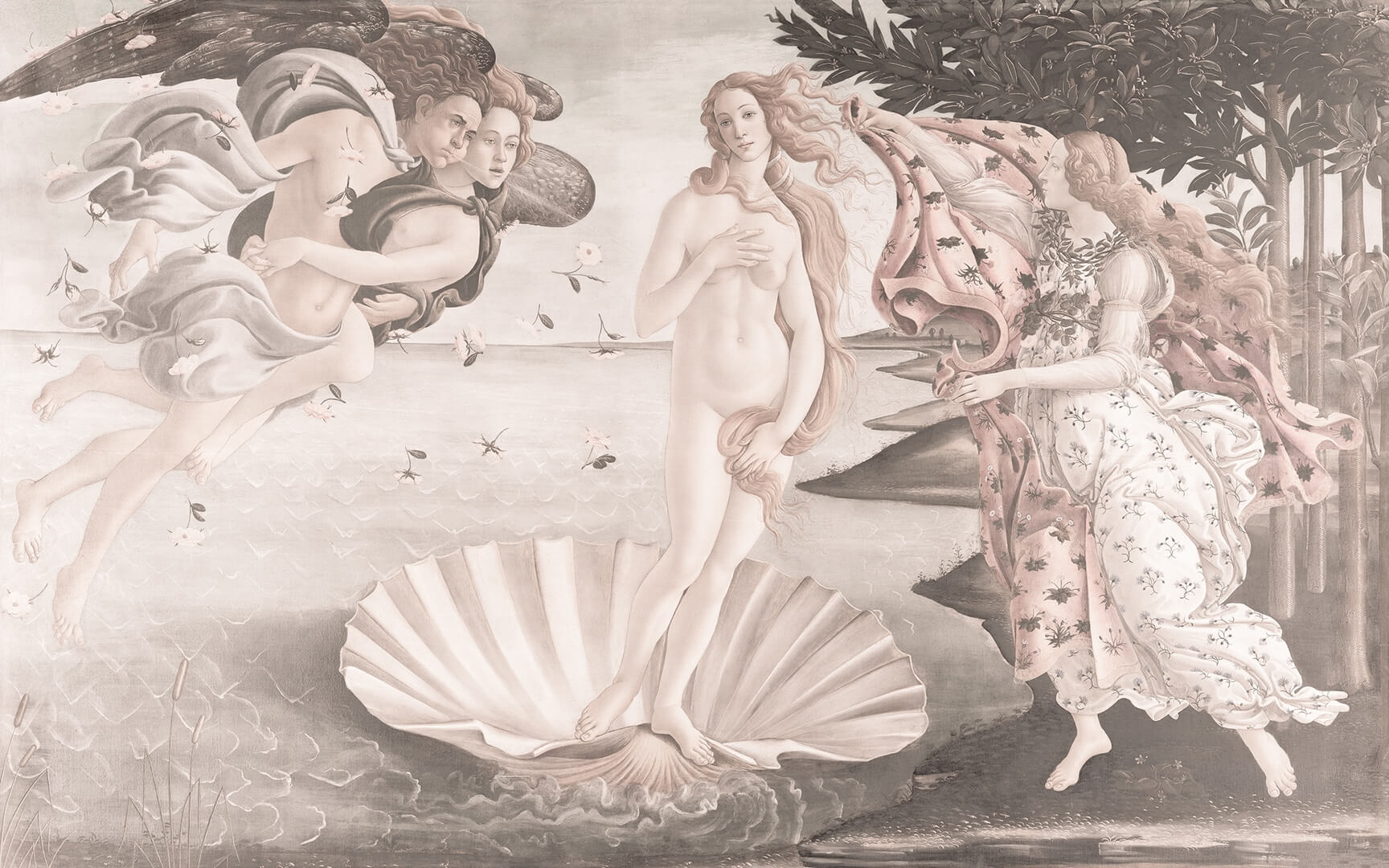 Fototapeta artystyczna Narodziny Wenus Rebel Walls R20554 Venus Birth Dusk First Rebels