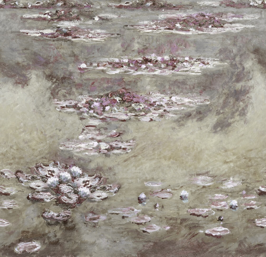 Fototapeta lilie wodne Rebel Walls R20572 Water Lilies Monet Beige First Rebels