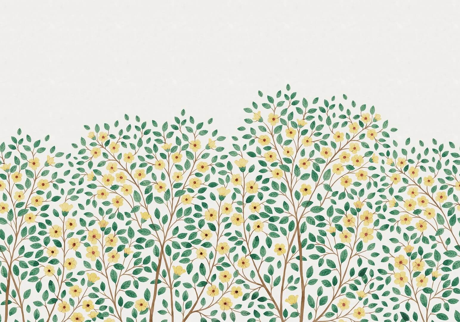 Fototapeta kwitnące drzewa Rebel Walls R19959 Blossom Tree Yellow Family Fun