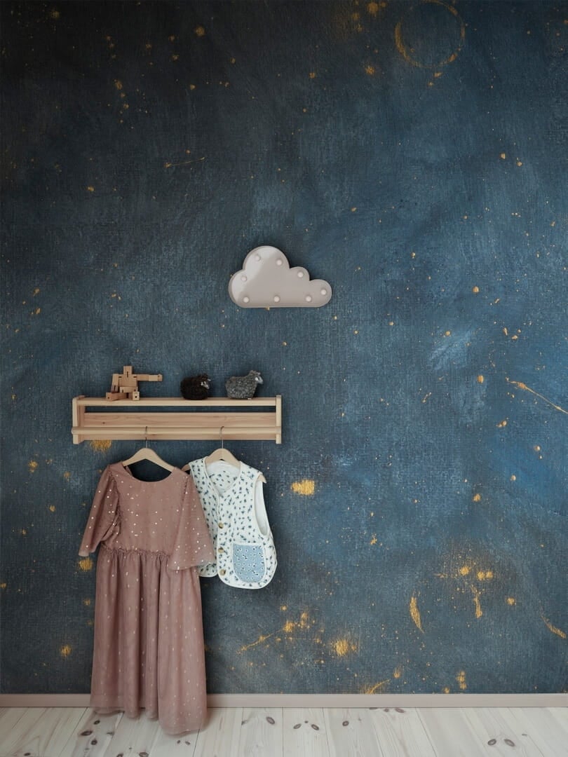 Fototapeta niebo Rebel Walls R20603 Sky Star Dark Blue Family Fun