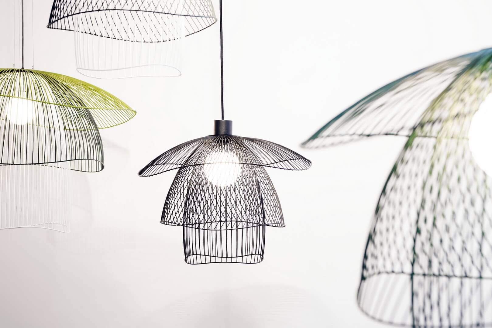 Lampa wisząca Forestier Papillon S Noir 20787