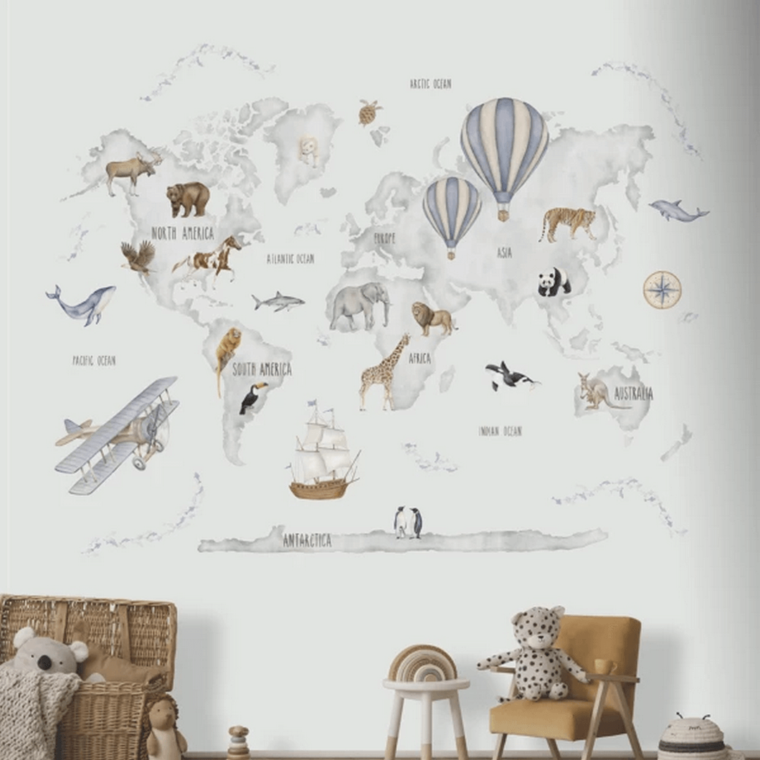 Mural kwiaty i liście Decoprint CW6119-1 Flower Cascade Cute Walls