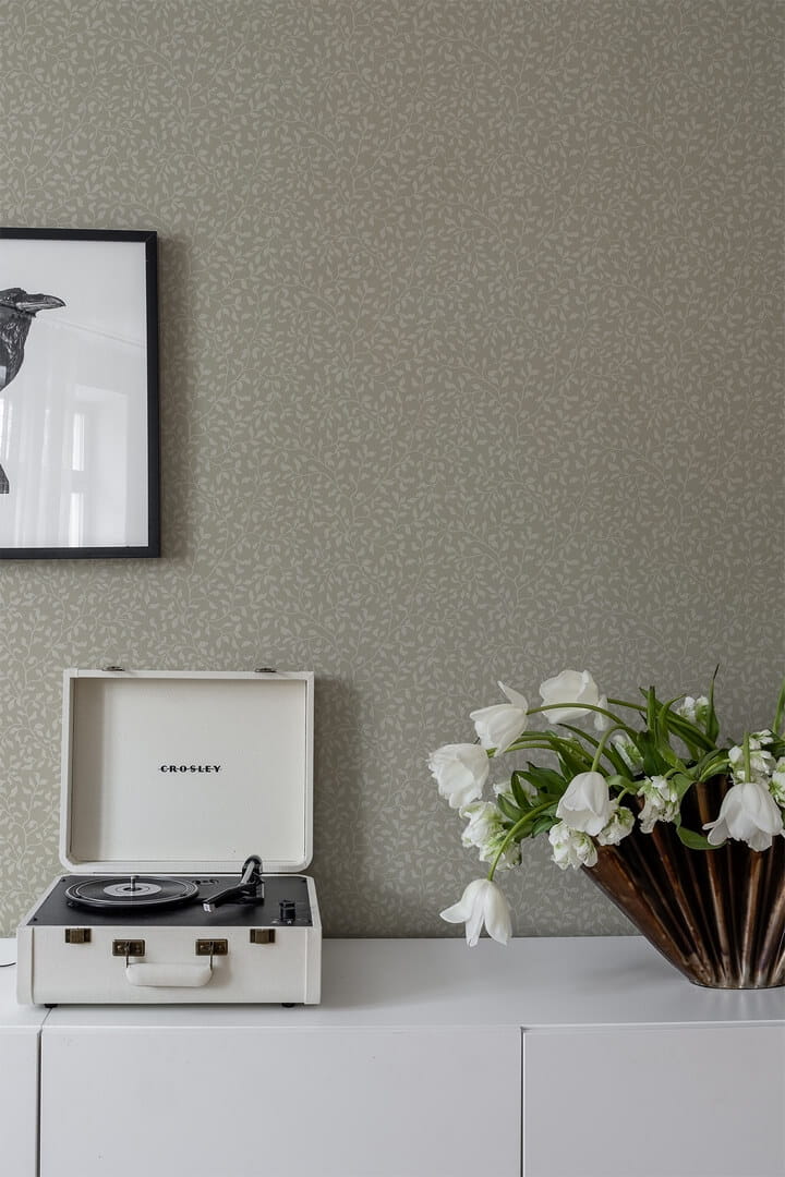 Tapeta liście Duro 538-02 Folke Beige Flora