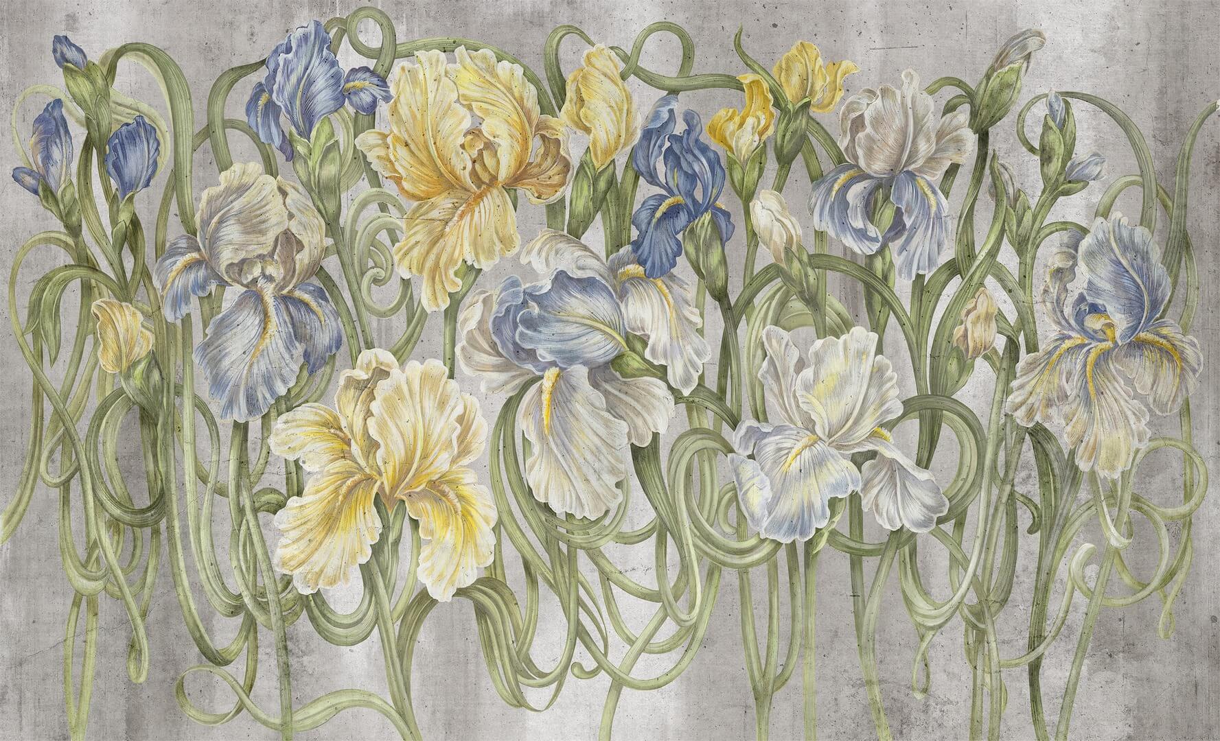 Fototapeta kwiaty Wall & More IRIS 2420 22A