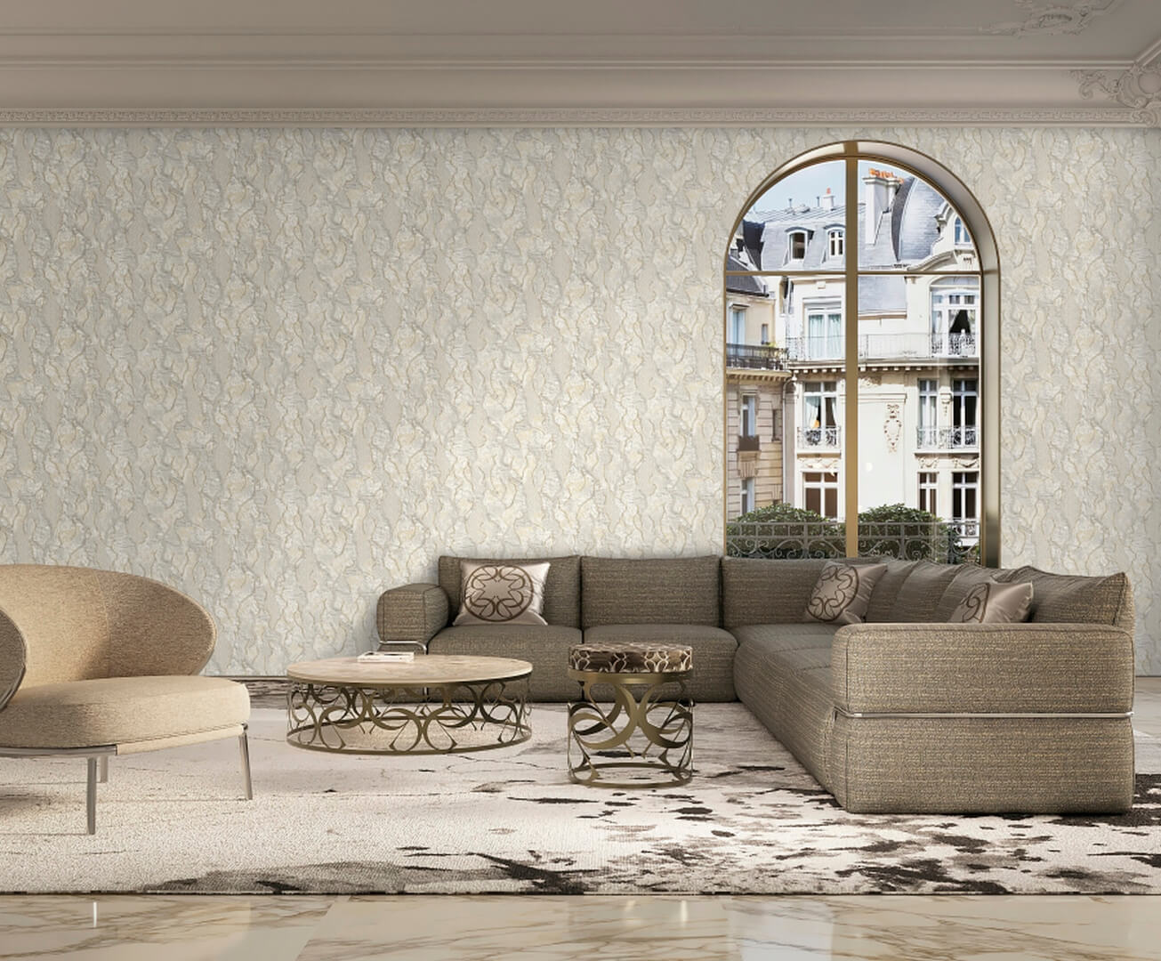 Tapeta w stylu glamour Zambaiti Parati Z34907 Elie Saab 2 - 106 cm szer.