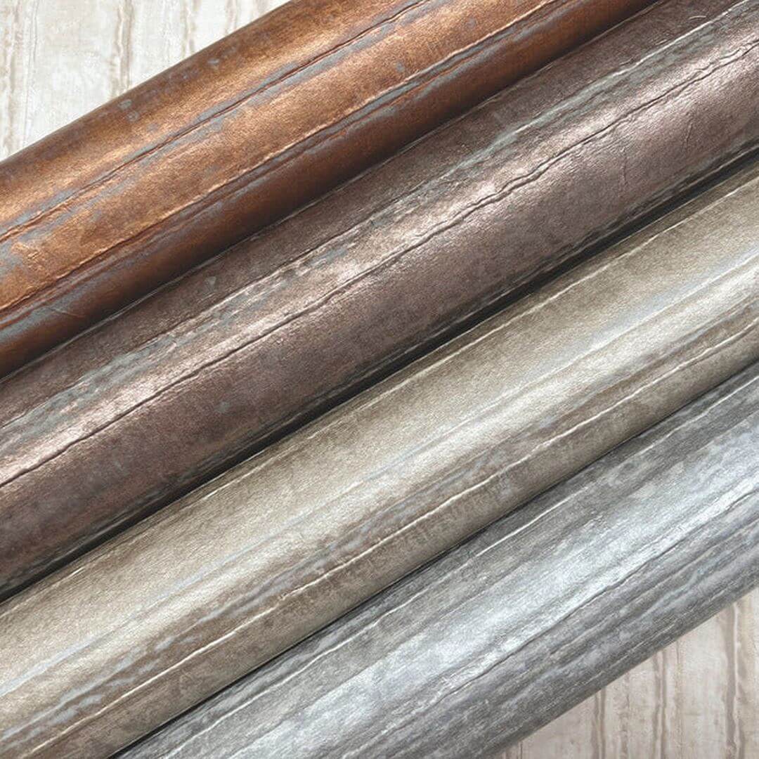 Tapeta industrialne paski York Wallcoverings RRD7219N Vintage Tin Industrial Interiors III