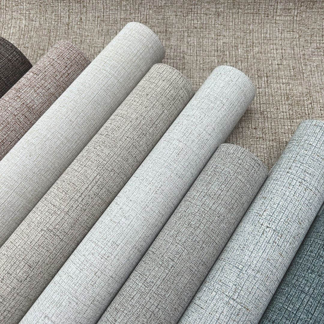 Tapeta lniane płótno York Wallcoverings RRD7643N Rugged Linen Industrial Interiors III