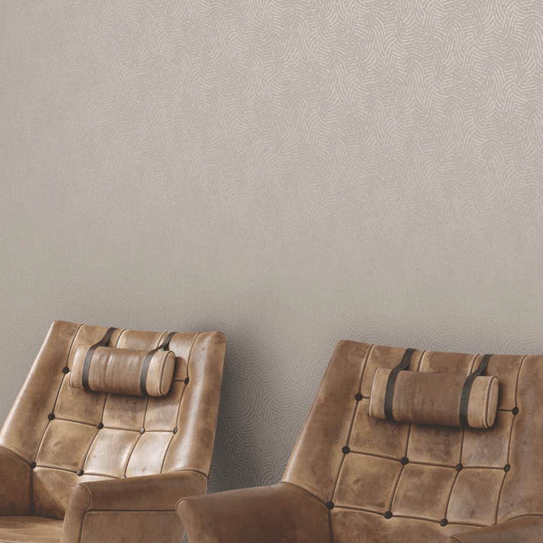 Tapeta metaliczne kreski York Wallcoverings RRD7657 Helix Industrial Interiors III