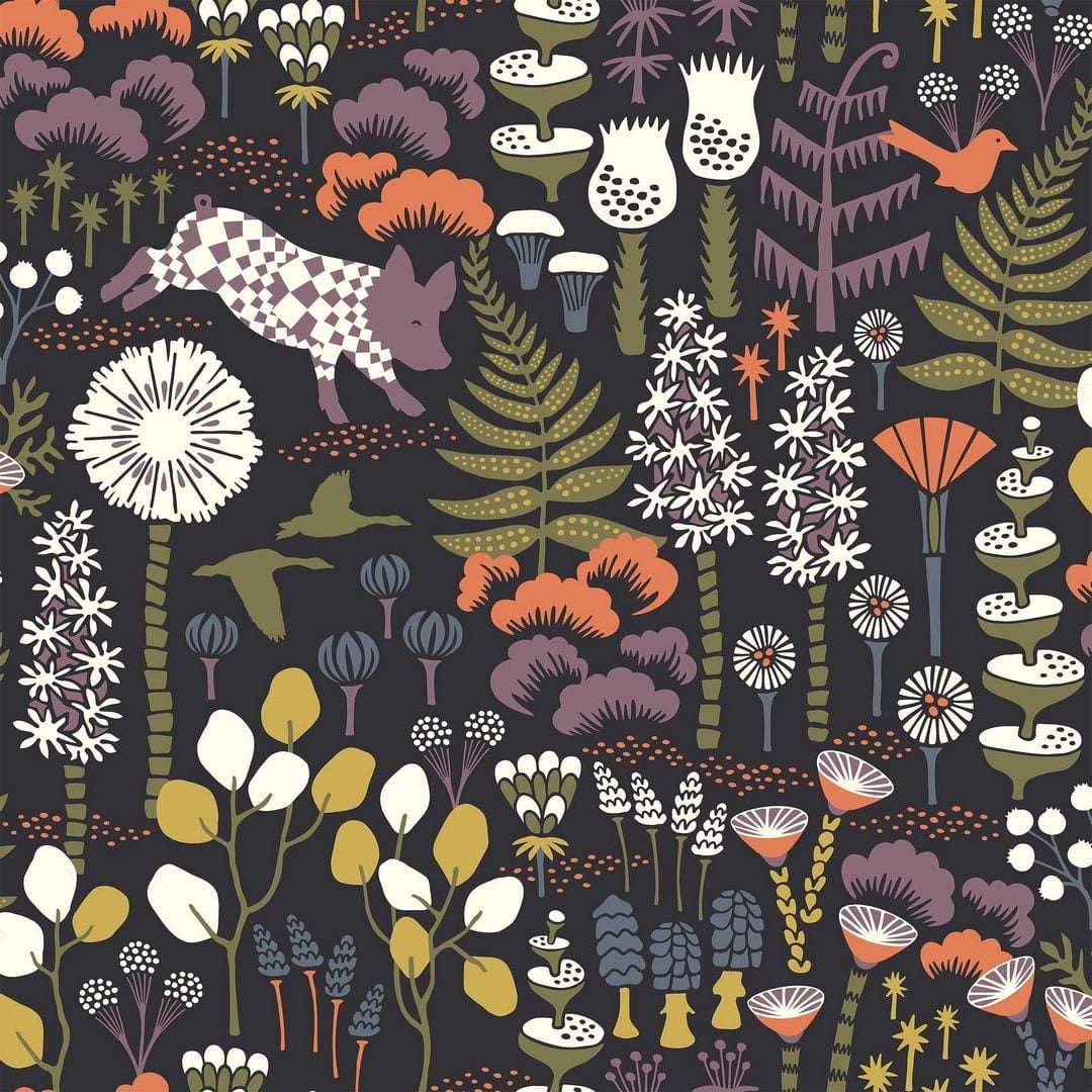 Tapeta botaniczna Boras Tapeter 1452 Hoppmosse Hanna Werning Icons