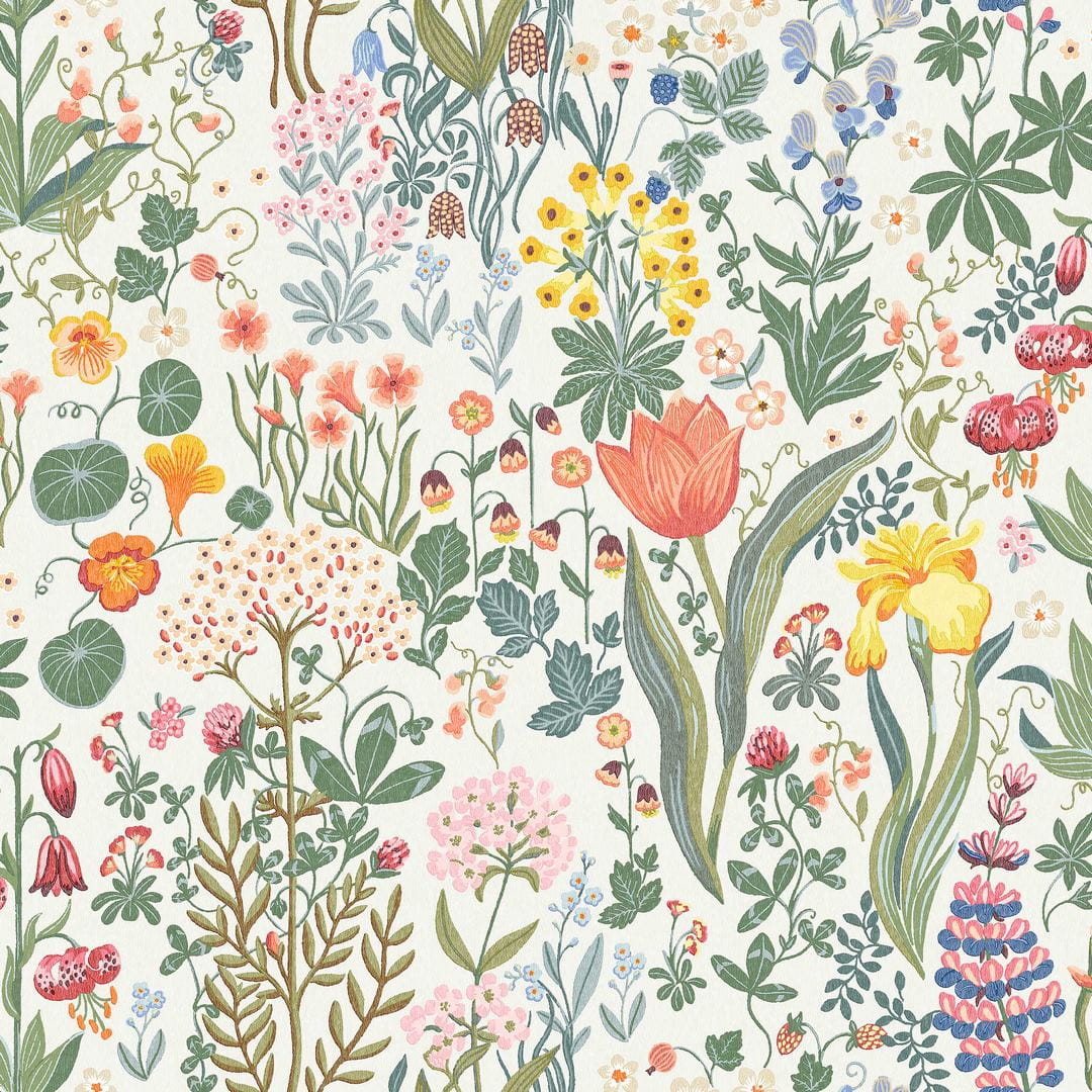 Tapeta roślinna łąka Boras Tapeter 2053 Blomsterhav Icons