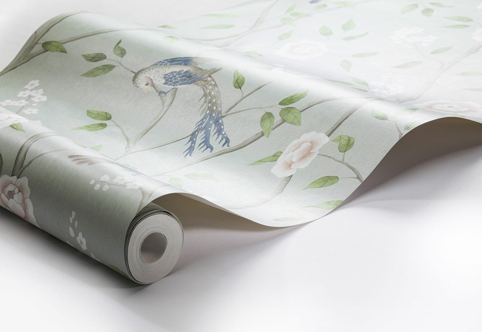 Tapeta w stylu chinoiserie Boras Tapeter 1903 Paradise Birds Icons