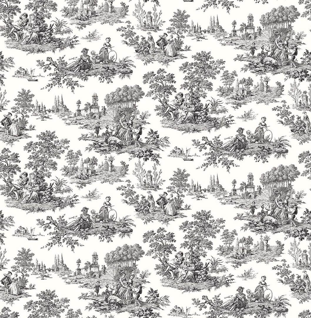 Tapeta Toile de Jouy Wallquest VI81000 Alice & Rose
