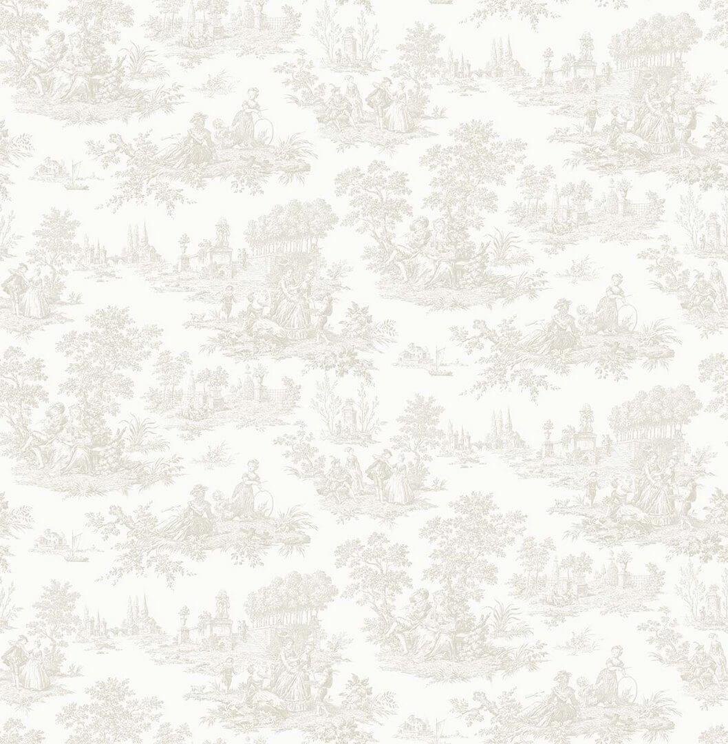Tapeta Toile de Jouy Wallquest VI81005 Alice & Rose