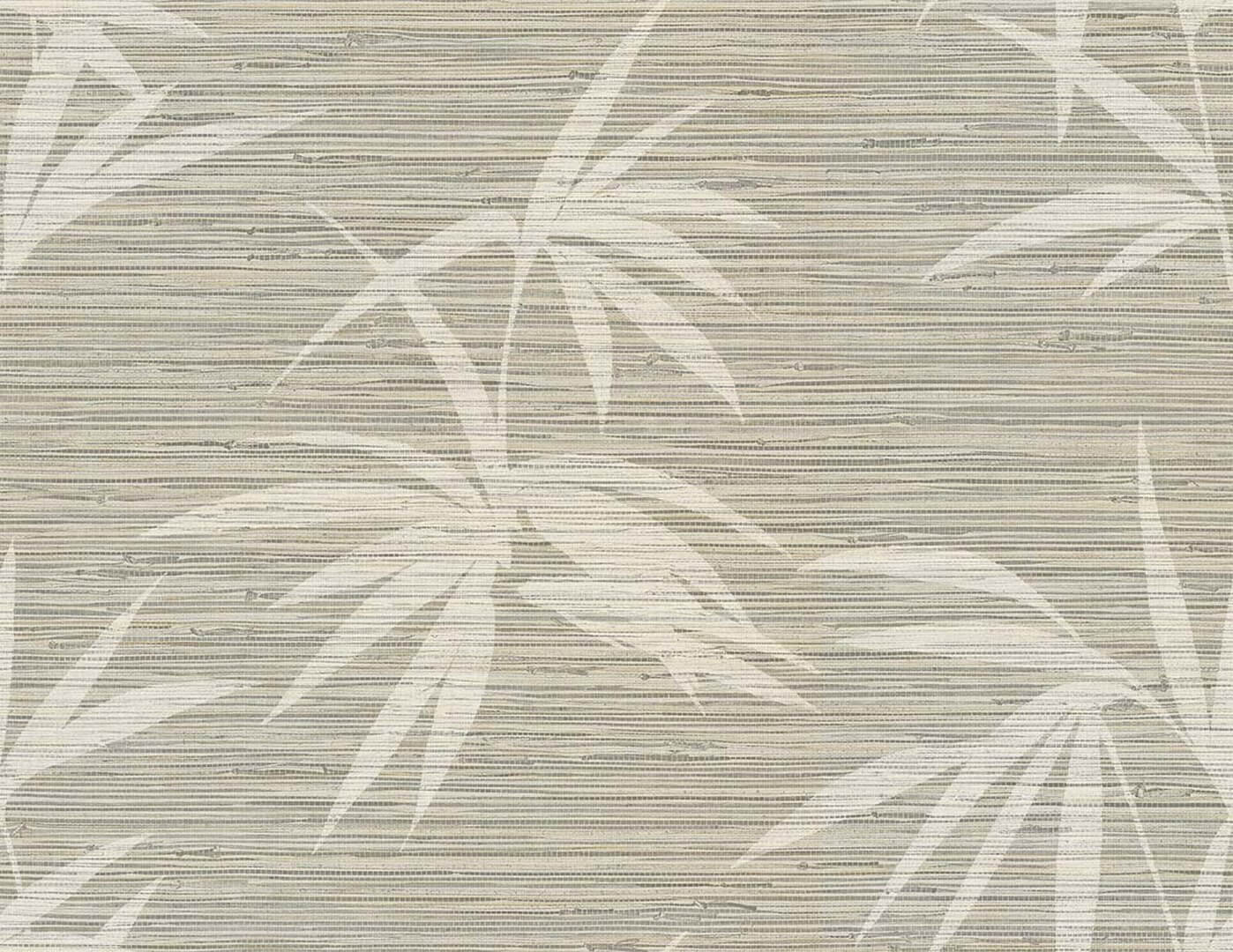 Tapeta liście bambusa Wallquest WS71307 Shades of White