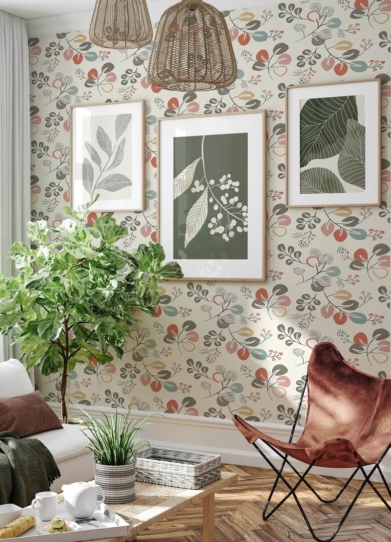 Tapeta liście Fine Decor FD25122 Hannah