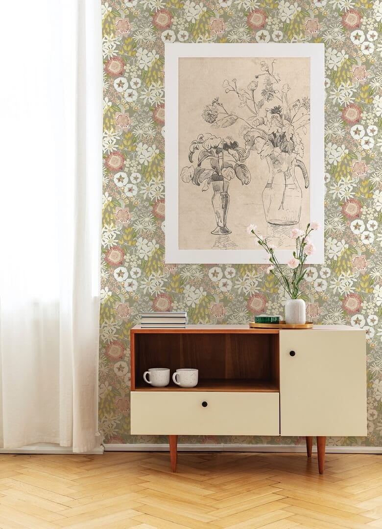 Tapeta kwiaty retro Fine Decor FD26521 Hannah