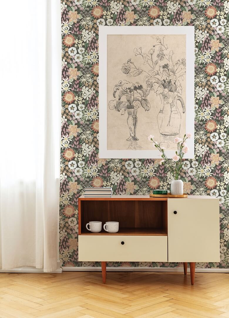 Tapeta kwiaty retro Fine Decor FD26522 Hannah