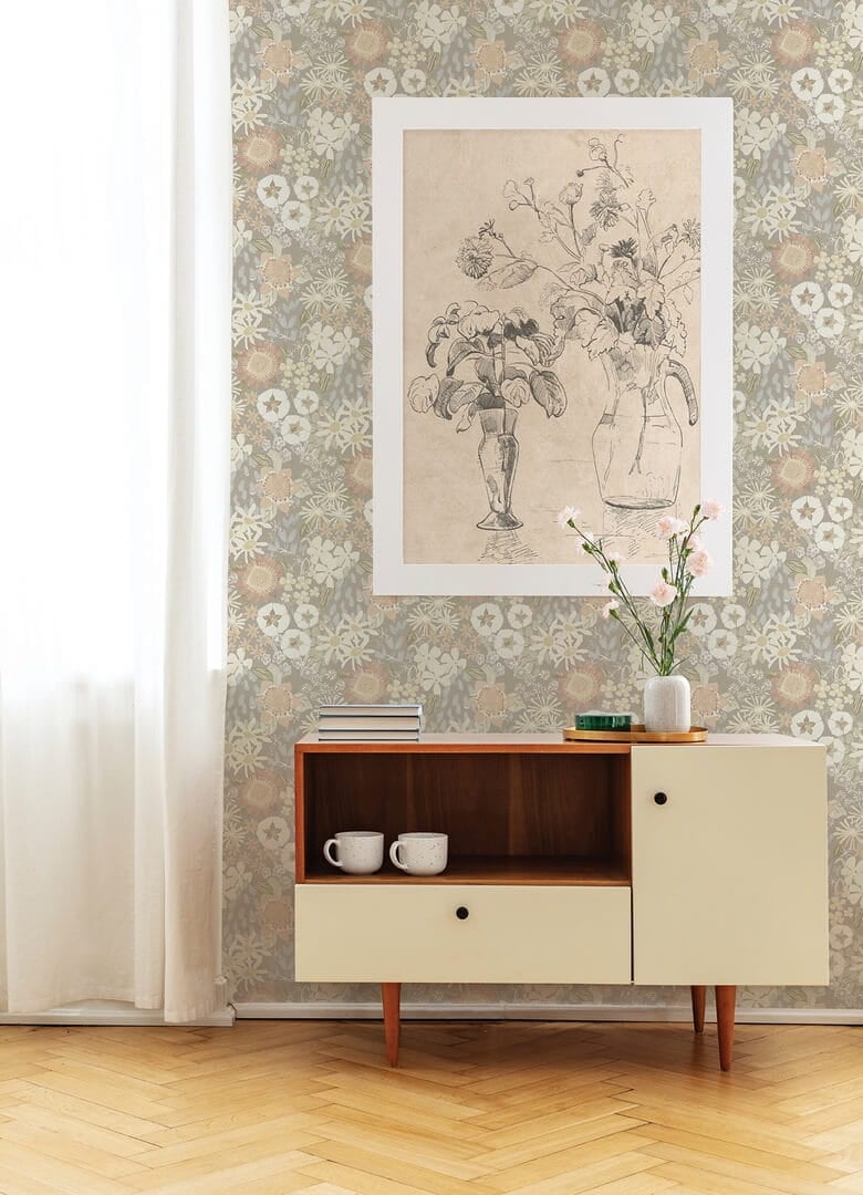 Tapeta kwiaty retro Fine Decor FD26523 Hannah