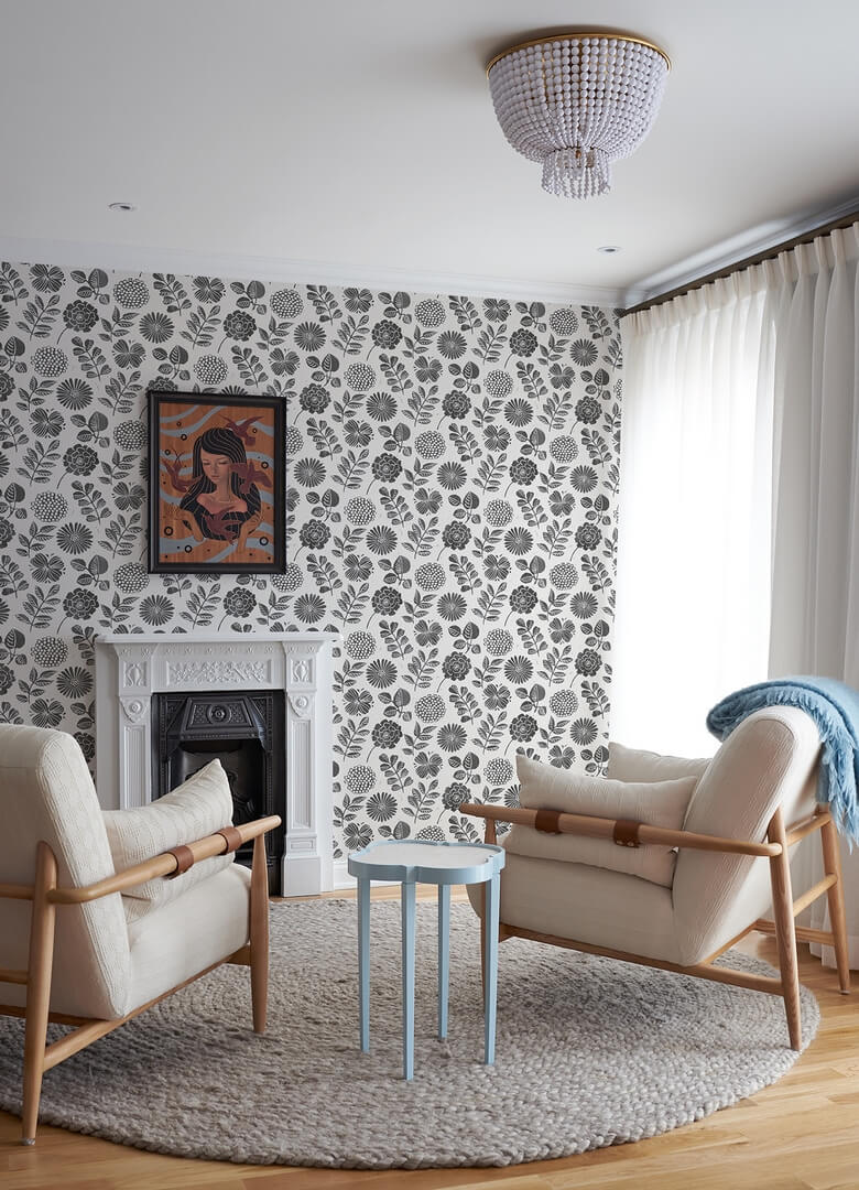 Tapeta kwiaty i liście Fine Decor FD26534 Hannah