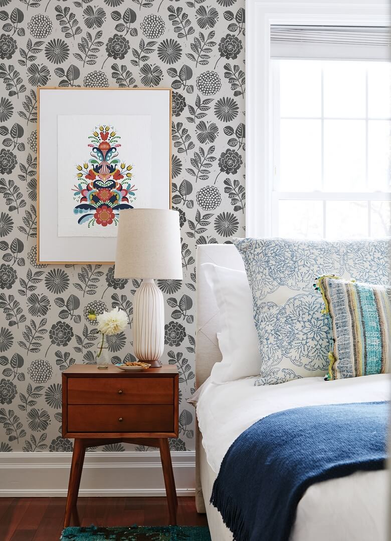 Tapeta kwiaty i liście Fine Decor FD26534 Hannah