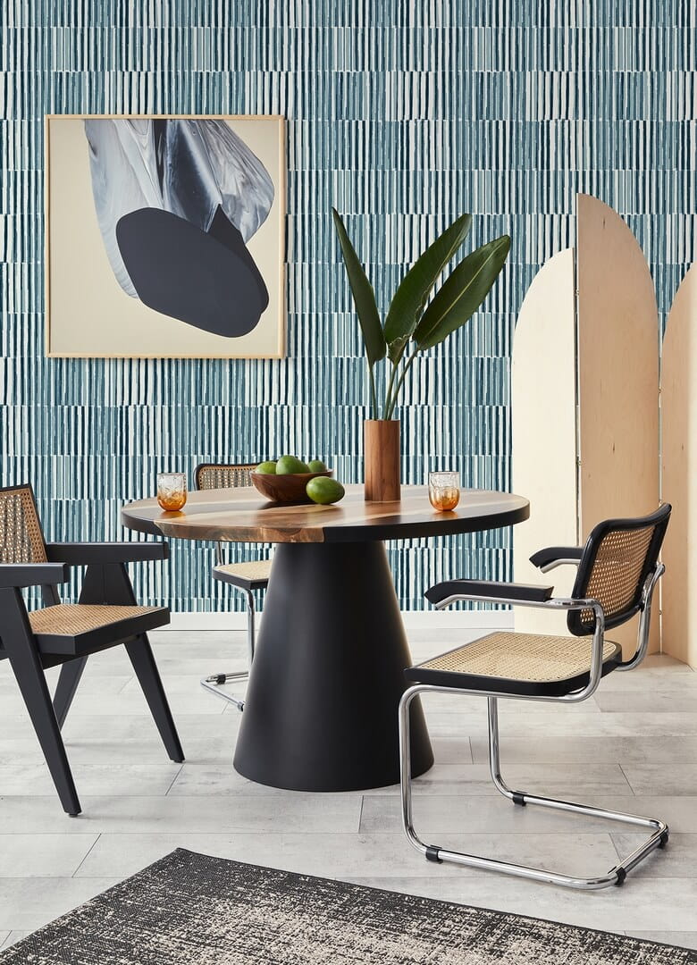 Tapeta abstrakcyjne paski Fine Decor FD26414 Seychelles