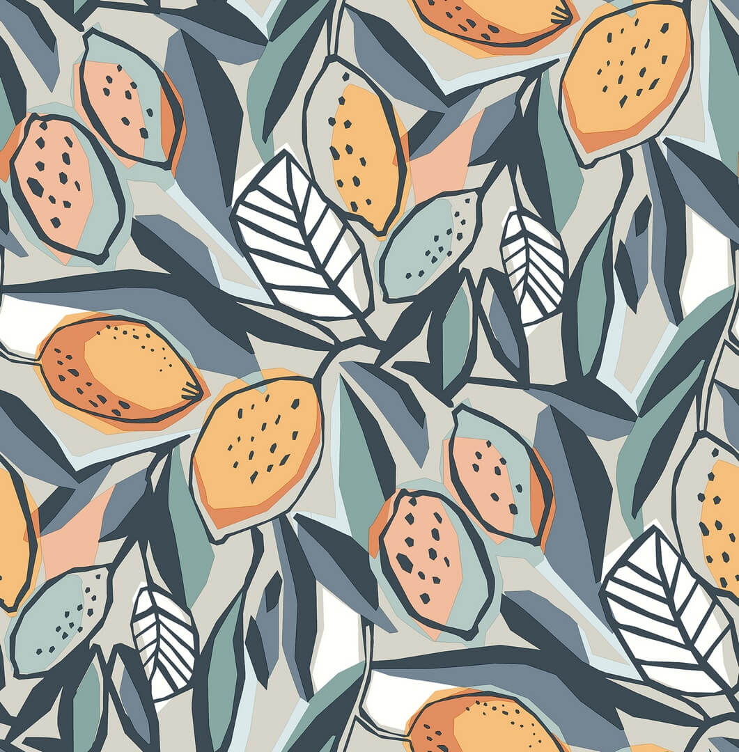 Tapeta cytryny Fine Decor FD26421 Seychelles