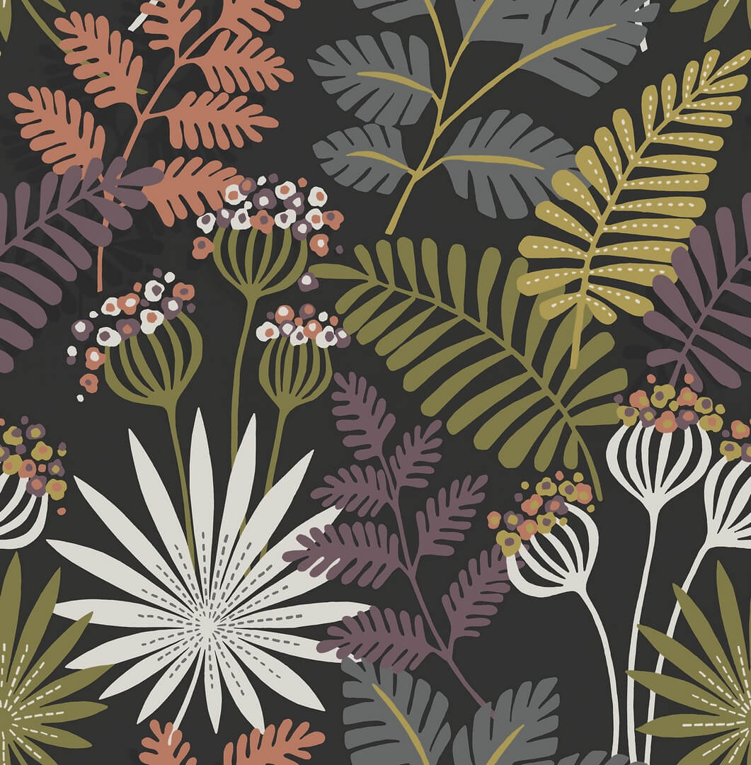 Tapeta tropikalna roślinność Fine Decor FD26447 Seychelles