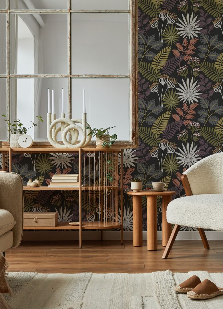 Tapeta tropikalna roślinność Fine Decor FD26447 Seychelles