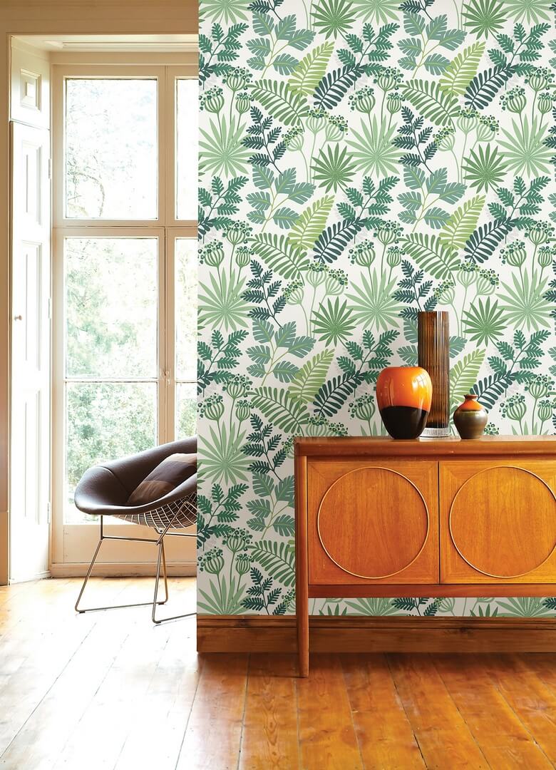 Tapeta tropikalna roślinność Fine Decor FD26448 Seychelles