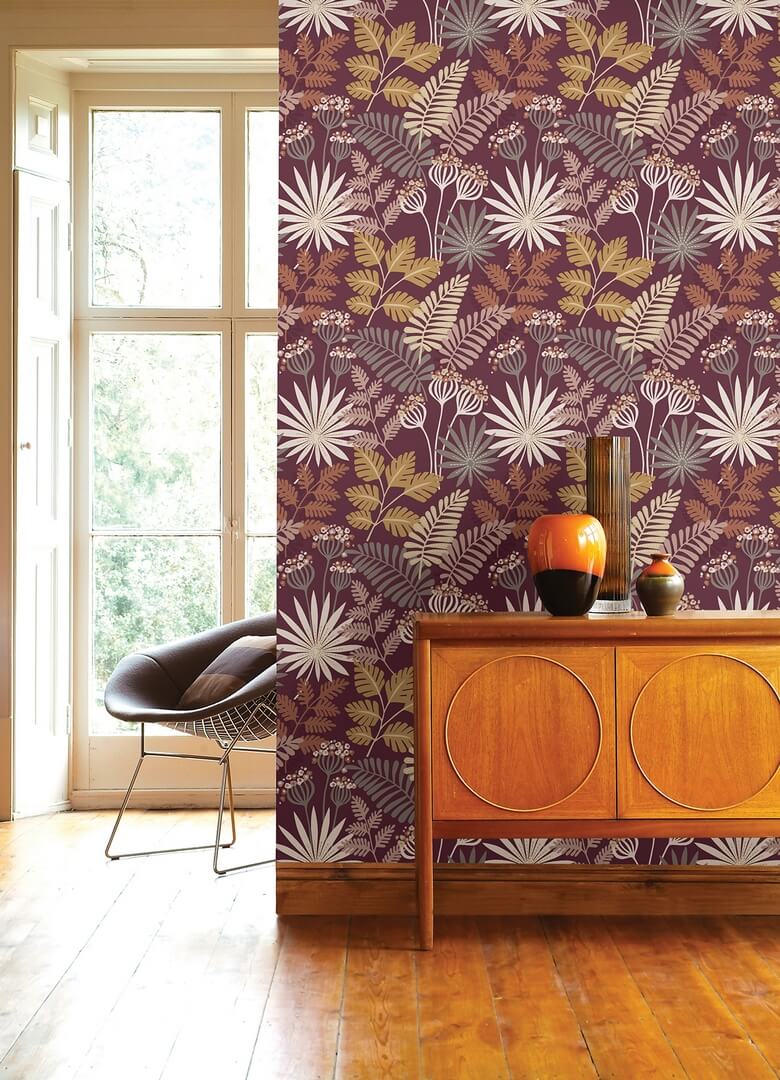 Tapeta tropikalna roślinność Fine Decor FD26449 Seychelles