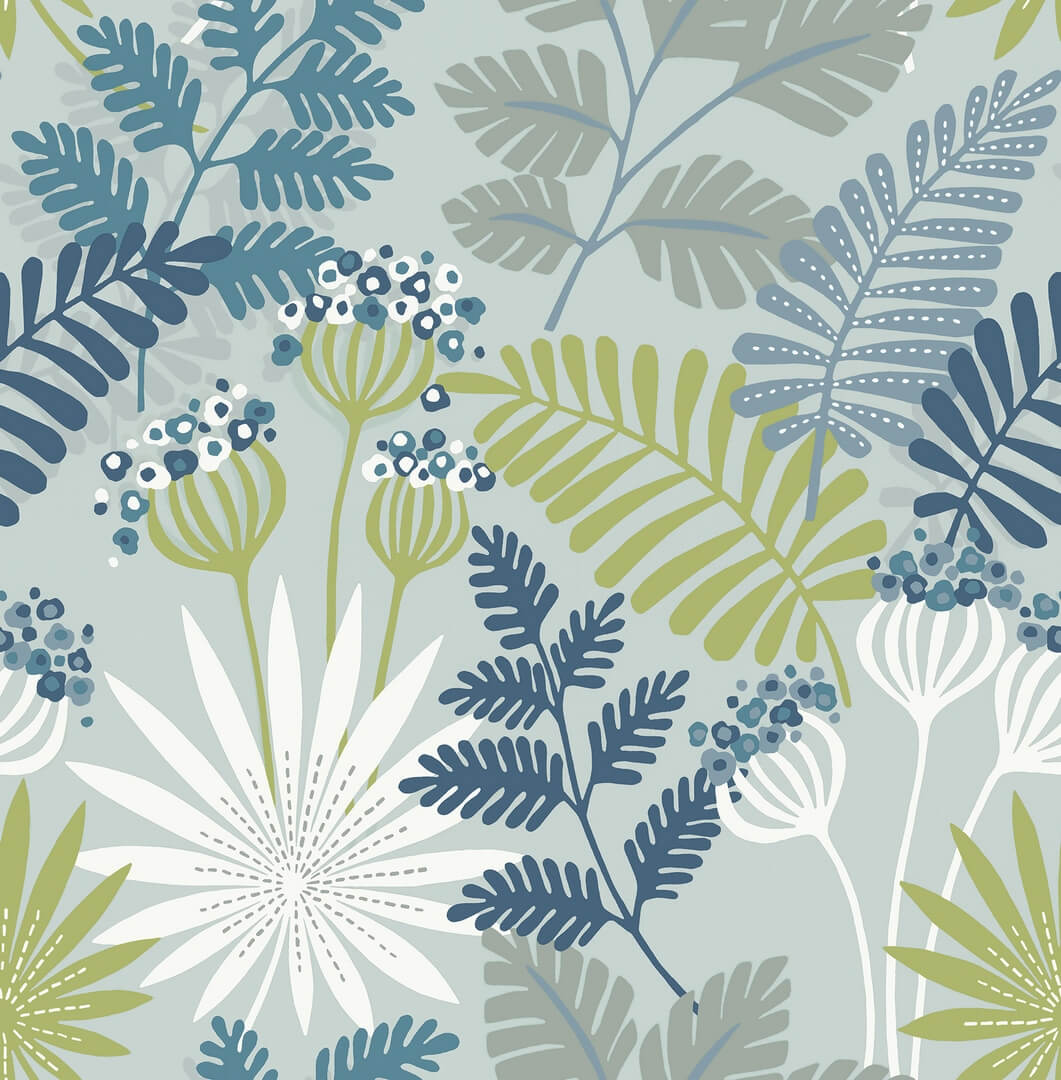 Tapeta tropikalna roślinność Fine Decor FD26450 Seychelles