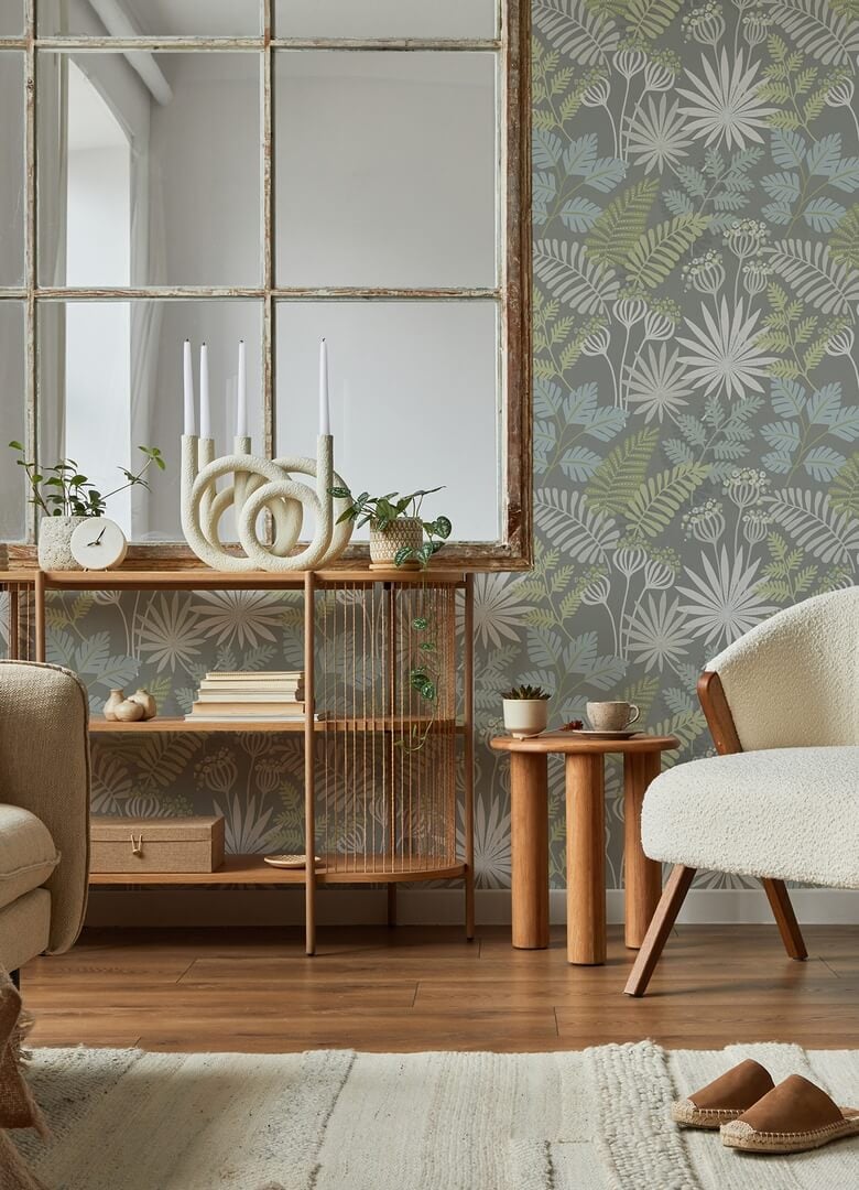 Tapeta tropikalna roślinność Fine Decor FD26451 Seychelles