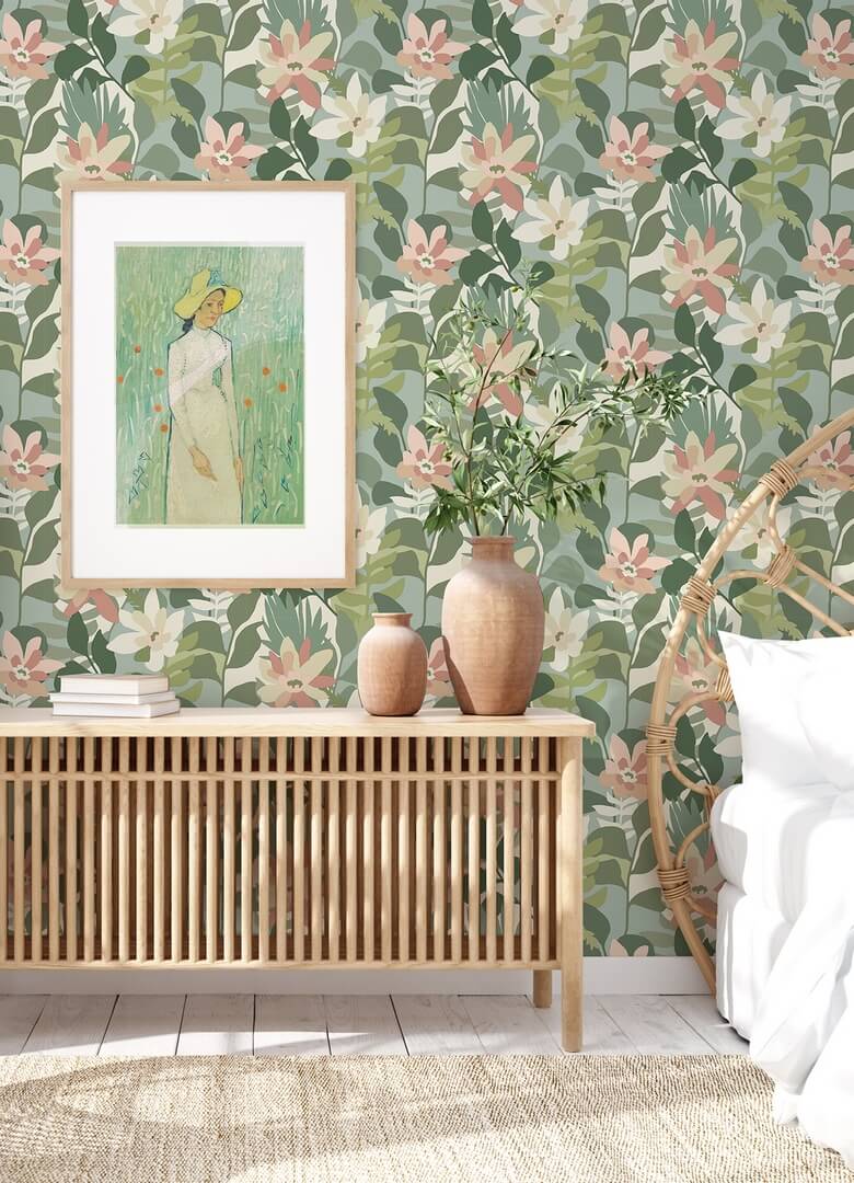 Tapeta kwiaty retro Fine Decor FD26452 Seychelles