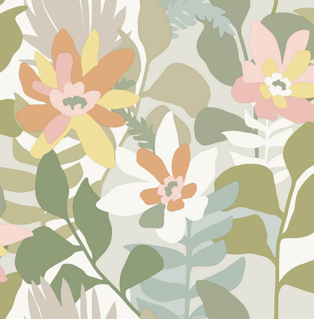 Tapeta kwiaty retro Fine Decor FD26453 Seychelles