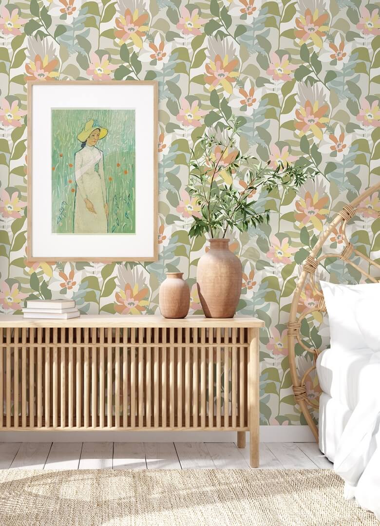 Tapeta kwiaty retro Fine Decor FD26453 Seychelles
