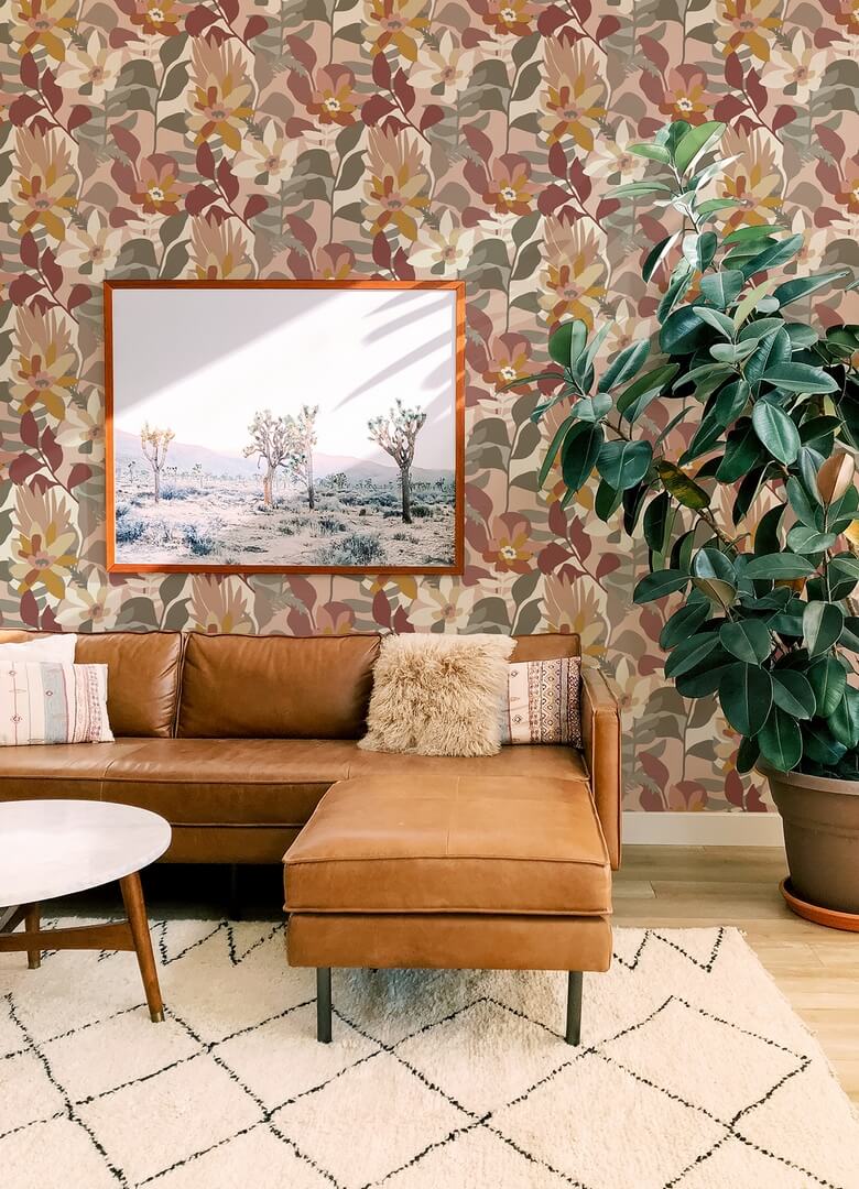 Tapeta kwiaty retro Fine Decor FD26455 Seychelles