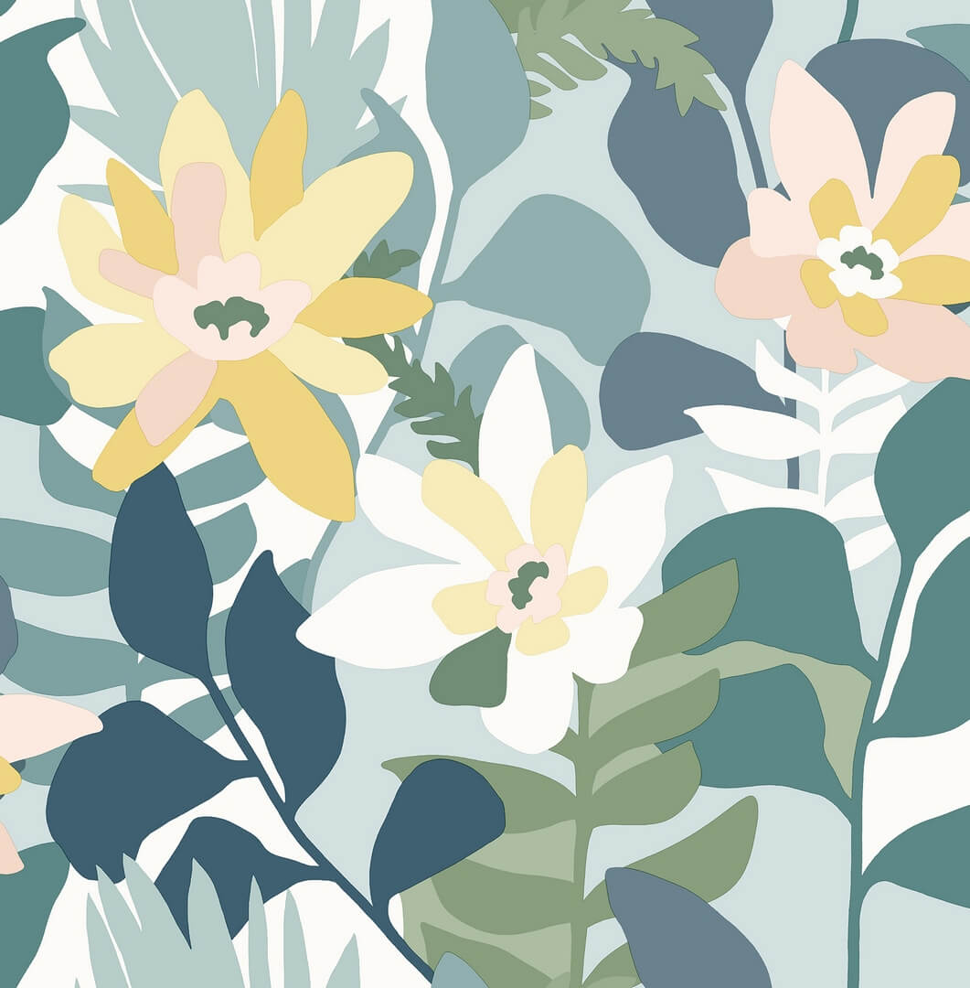 Tapeta kwiaty retro Fine Decor FD26456 Seychelles