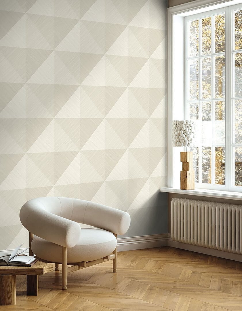 Tapeta obiektowa geometryczna romby Seabrook CP91607 A Lot More Textures