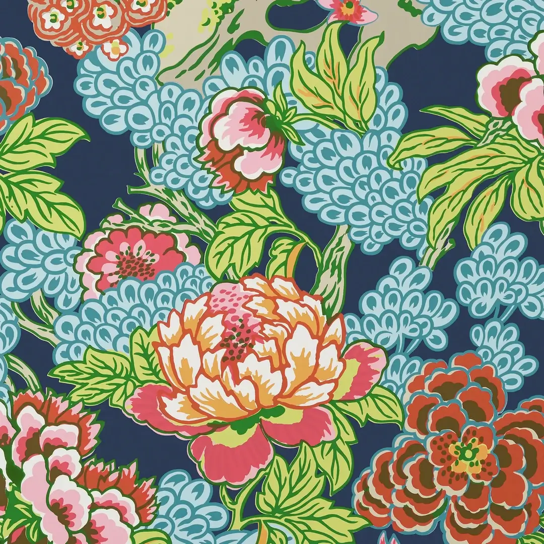 Tapeta kwiaty Thibaut T75488 Honshu Dynasty