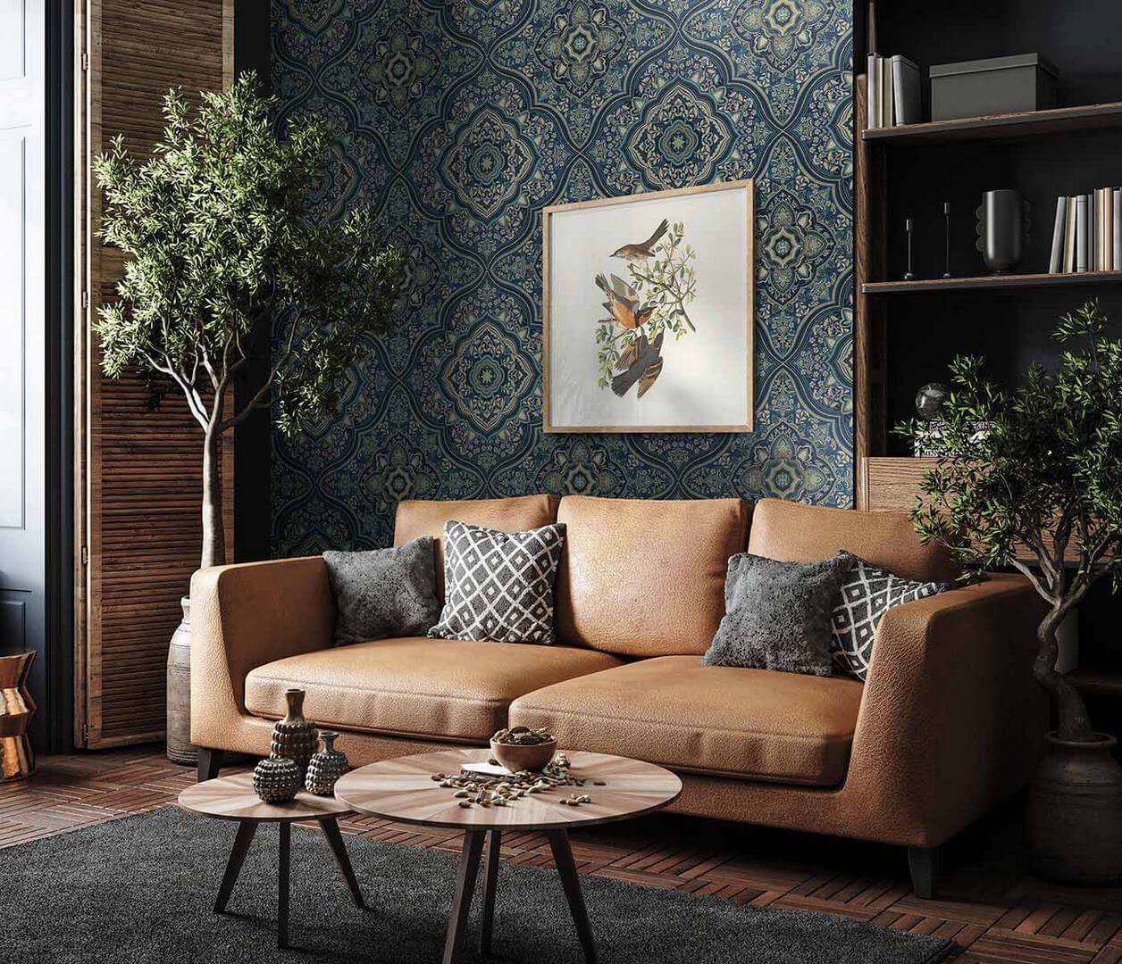 Tapeta orientalny ornament Wallquest TJ41202 Mulberry Tree