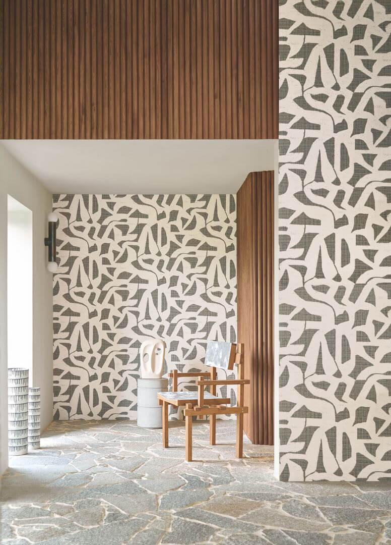 Tapeta geometryczna plecionka Casamance 76830508 Cana Modernismo