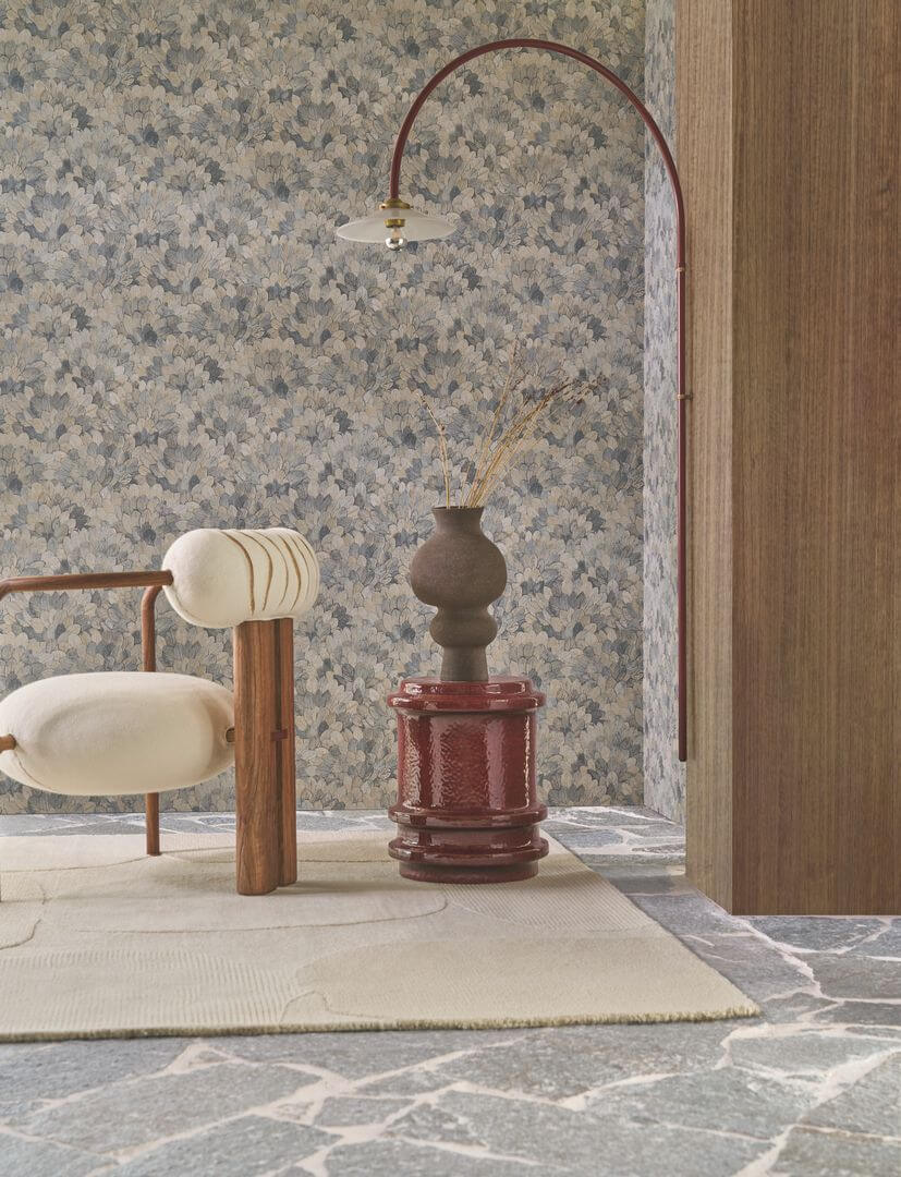 Tapeta egzotyczne liście Casamance 76841222 Feijoa Modernismo