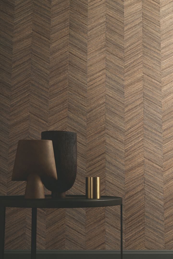 Tapeta jodełka Casamance 75371630 Ocotea Nature Sur Mesure