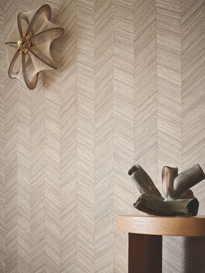 Tapeta jodełka Casamance 75372548 Ocotea Nature Sur Mesure