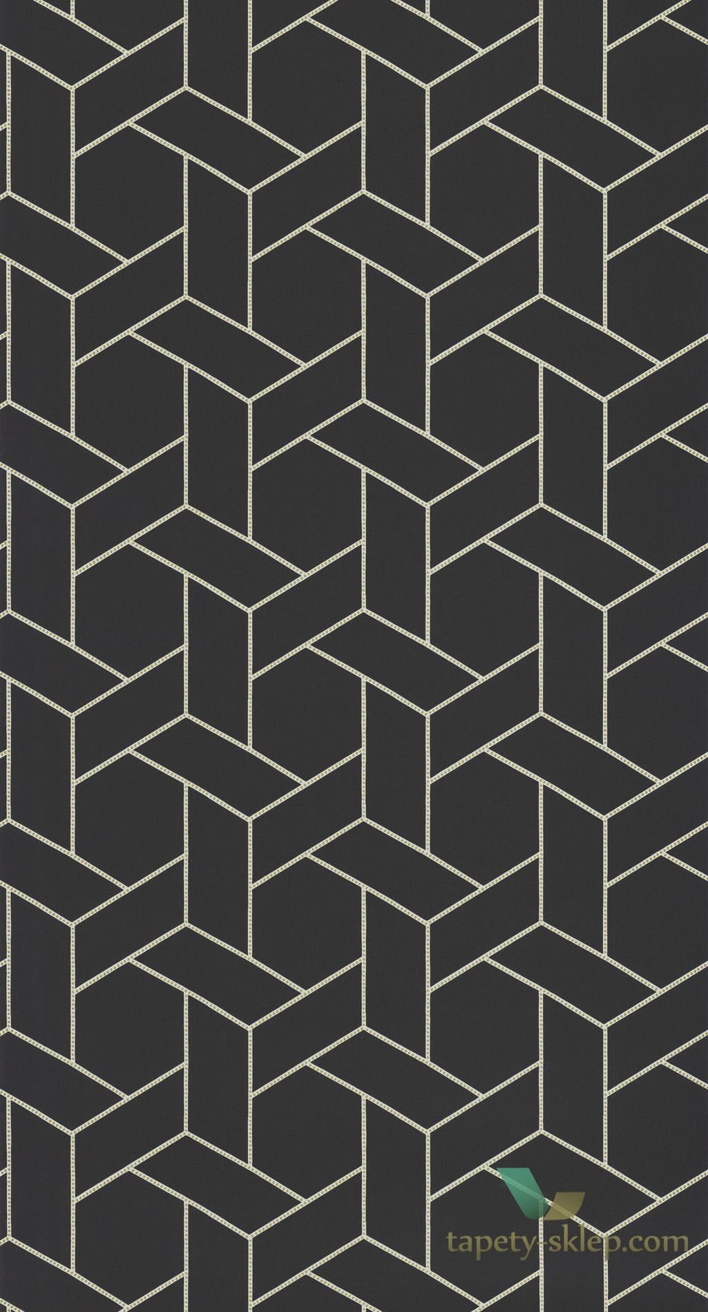 Tapeta z geometrycznym wzorem Casadeco HELS82039528 Focale Helsinki