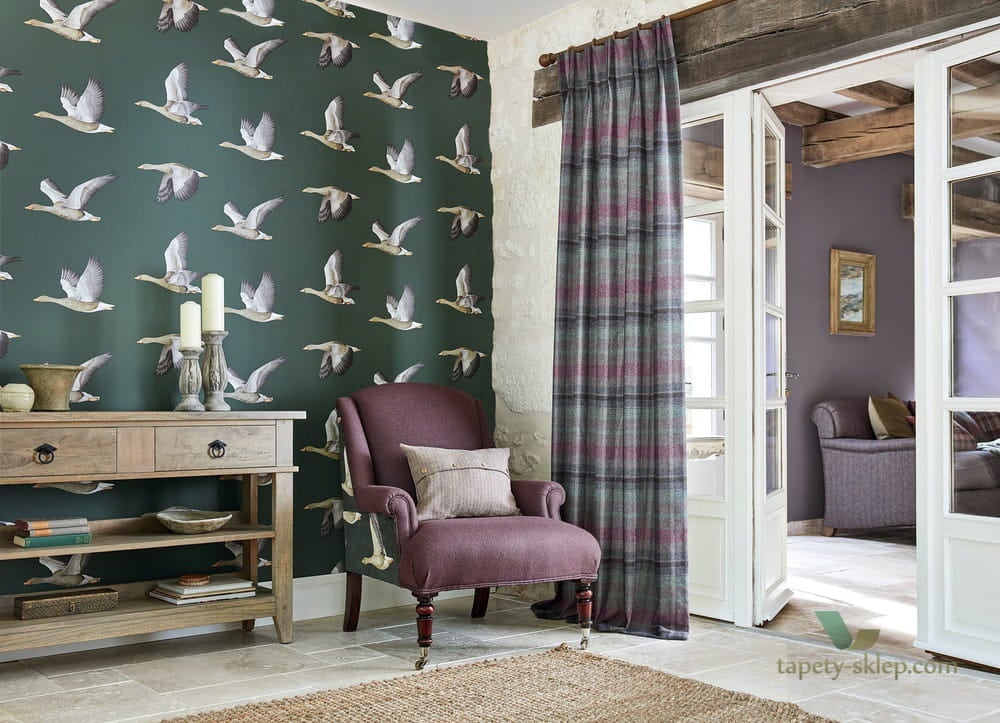Tapeta ptaki Sanderson 216611 Geese Elysian