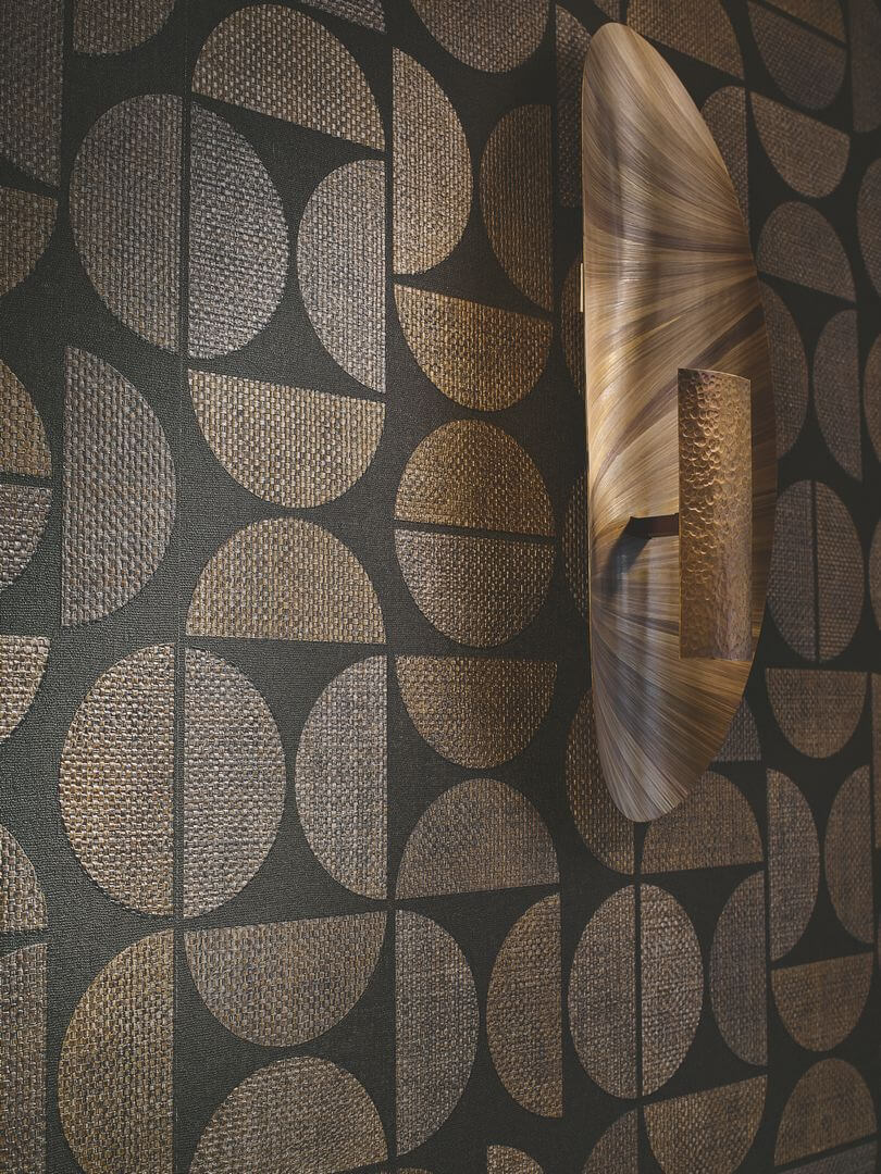 Tapeta koła i półkola Casamance 76881120 Dualis Nature Sur Mesure